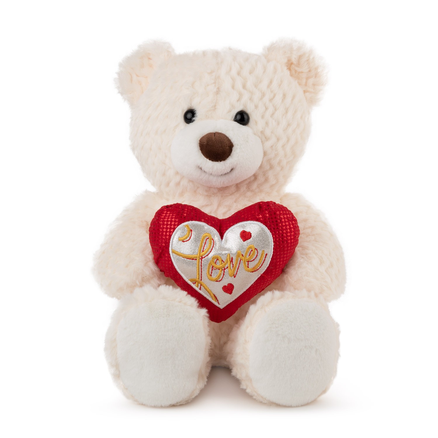 Ours avec coeur Blanc